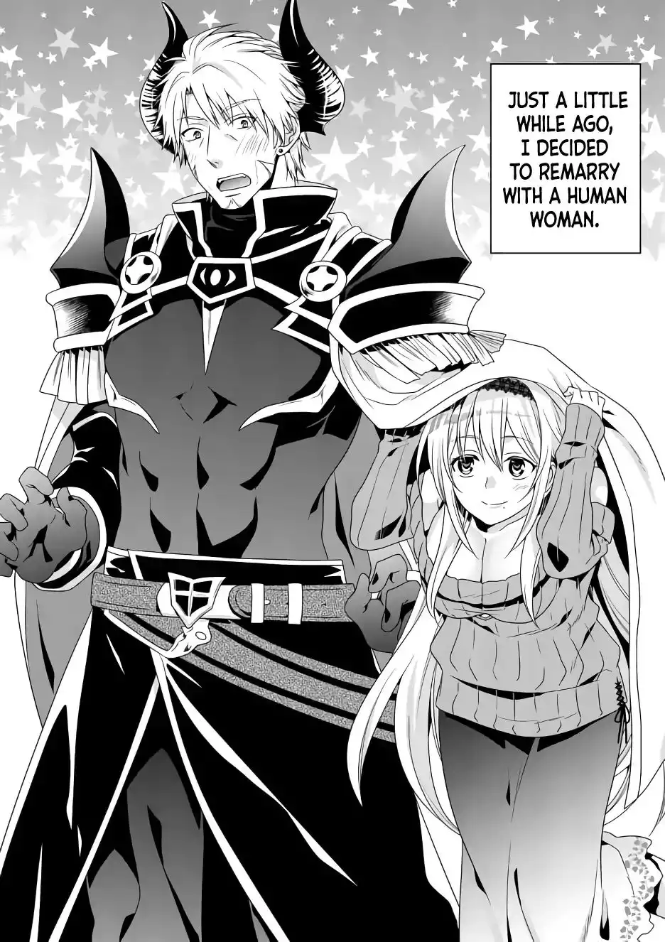 Maou Desu. Onna Yuusha no Hahaoya to Saikon Shita no de, Onna Yuusha ga Giri no Musume ni Narimashita. Chapter 2 3